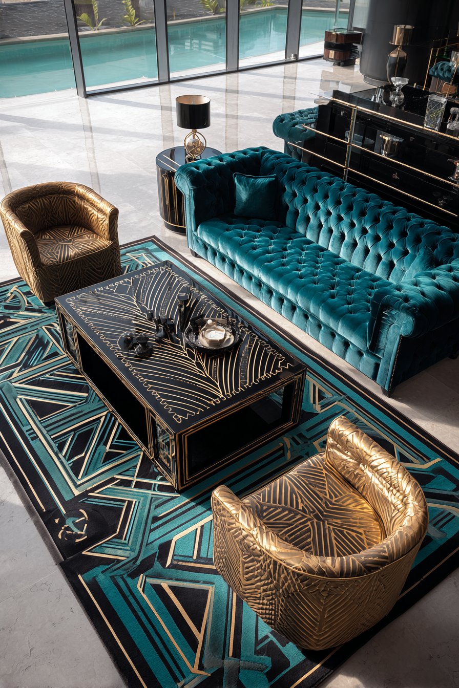  Jewel-Tone Chesterfield Glamour