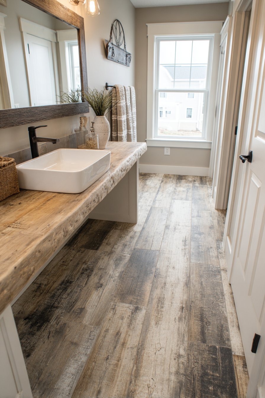 Rustic Wood-Look Porcelain Innovation
