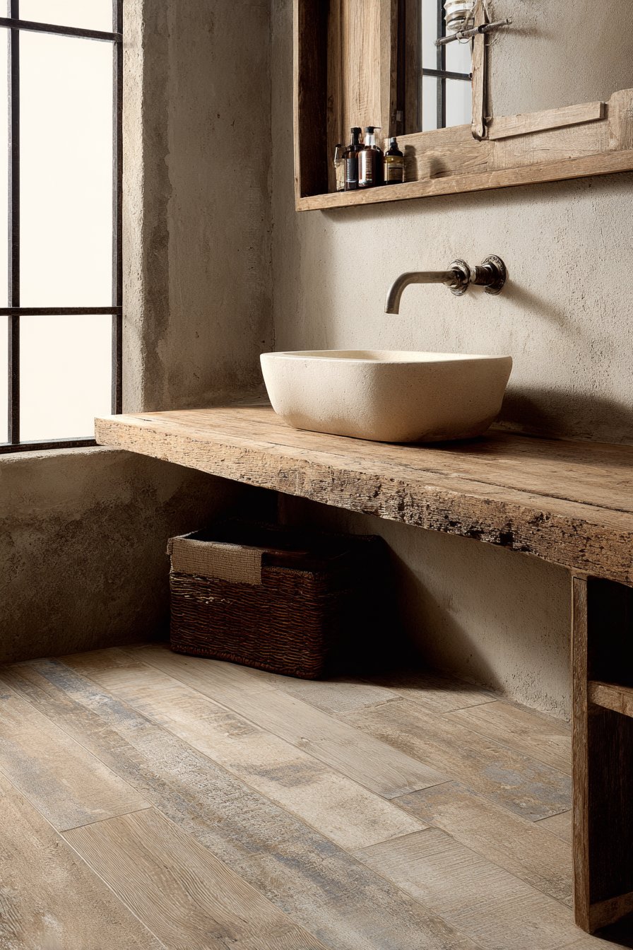 Rustic Wood-Look Porcelain Innovation