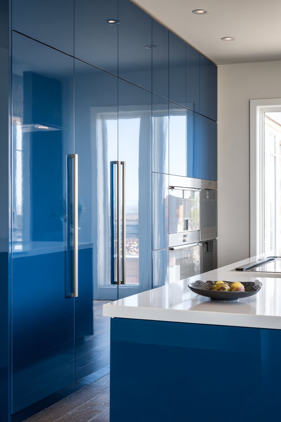 Contemporary Cobalt Minimalist Statement