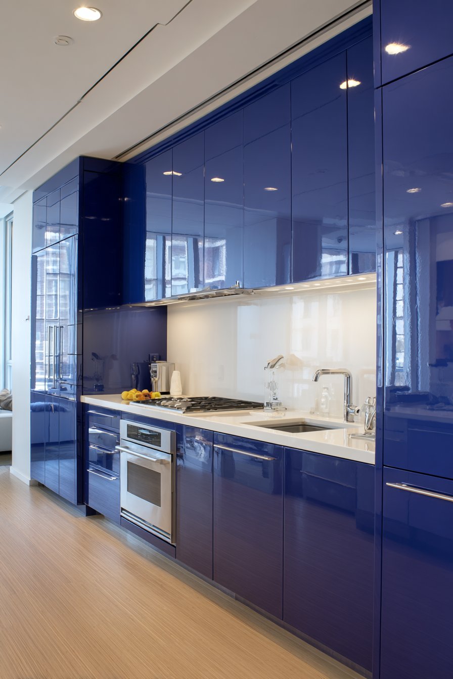 Contemporary Cobalt Minimalist Statement