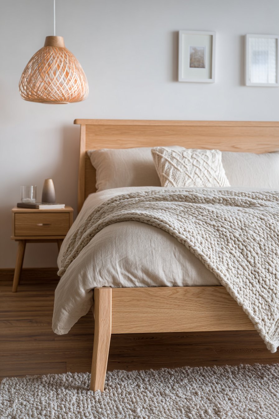 Minimalist Cream Oak Elegance