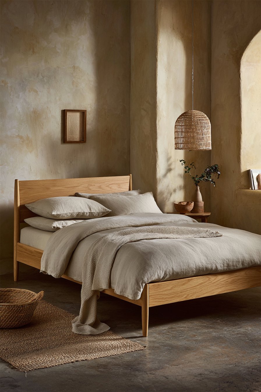 Minimalist Cream Oak Elegance