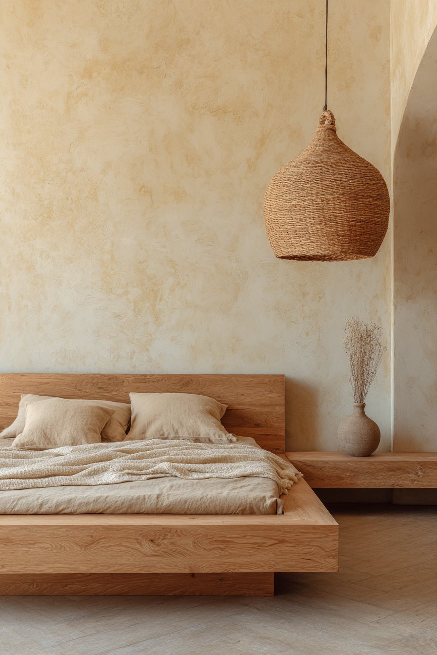 Minimalist Cream Oak Elegance