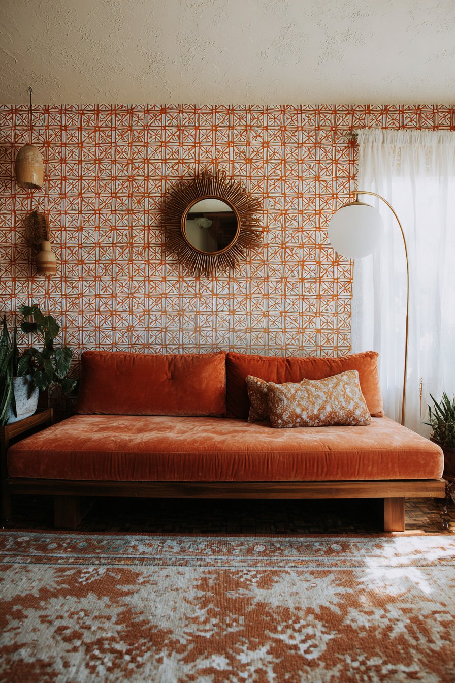 Retro 1970s Revival with Nostalgic Earth Tones