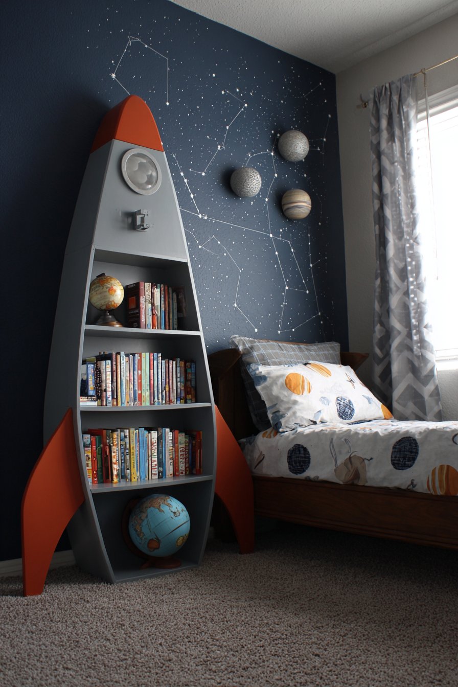 Space Exploration Theme with Educational Elements