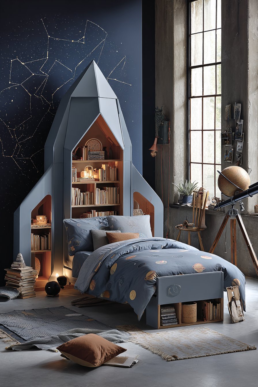 Space Exploration Theme with Educational Elements