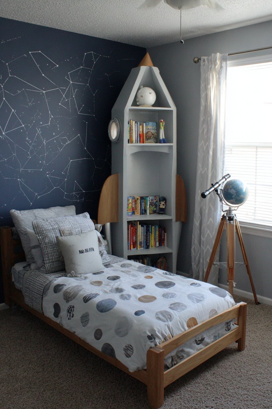 Space Exploration Theme with Educational Elements