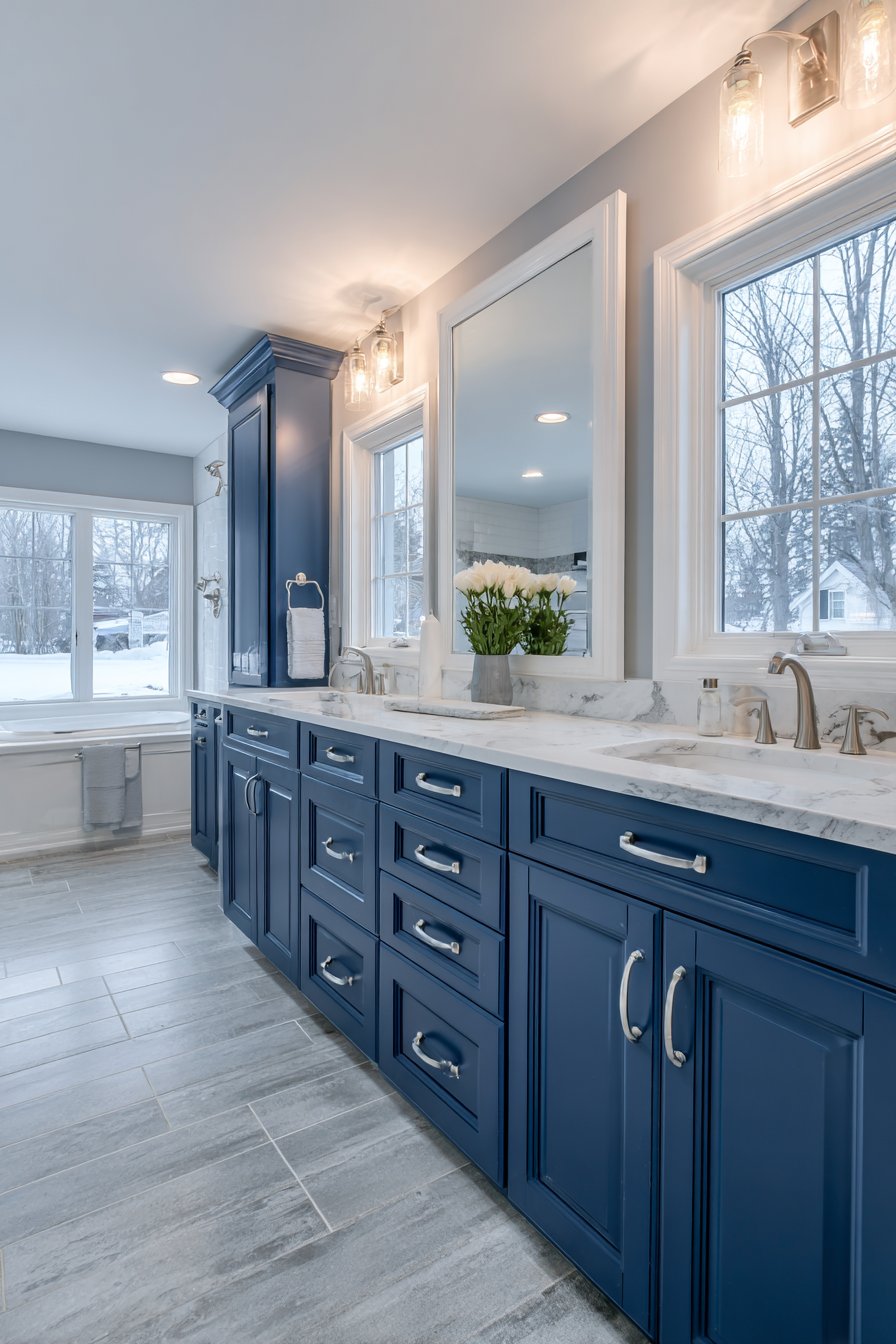 Modern Double Vanity Functionality