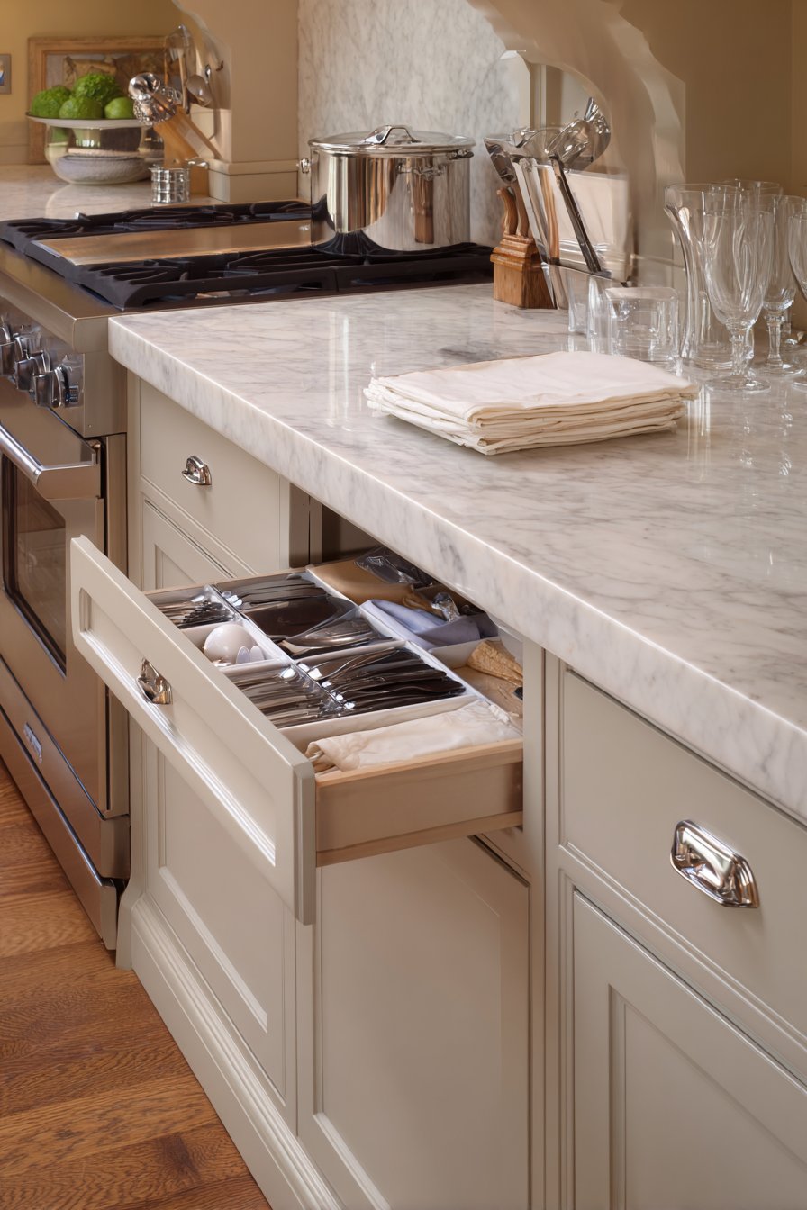 Single-Wall Efficiency in Warm Grey with Smart Storage