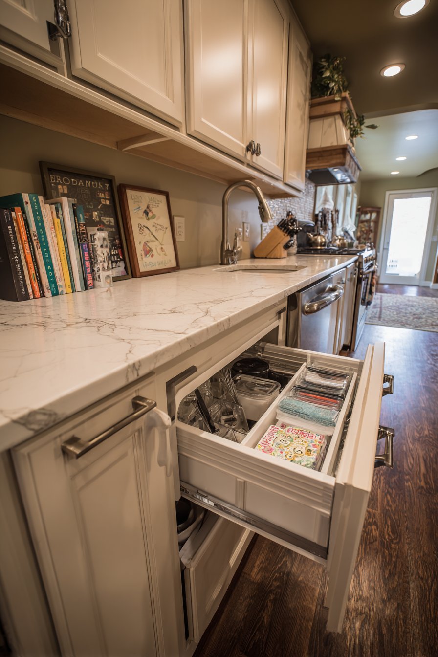 Single-Wall Efficiency in Warm Grey with Smart Storage