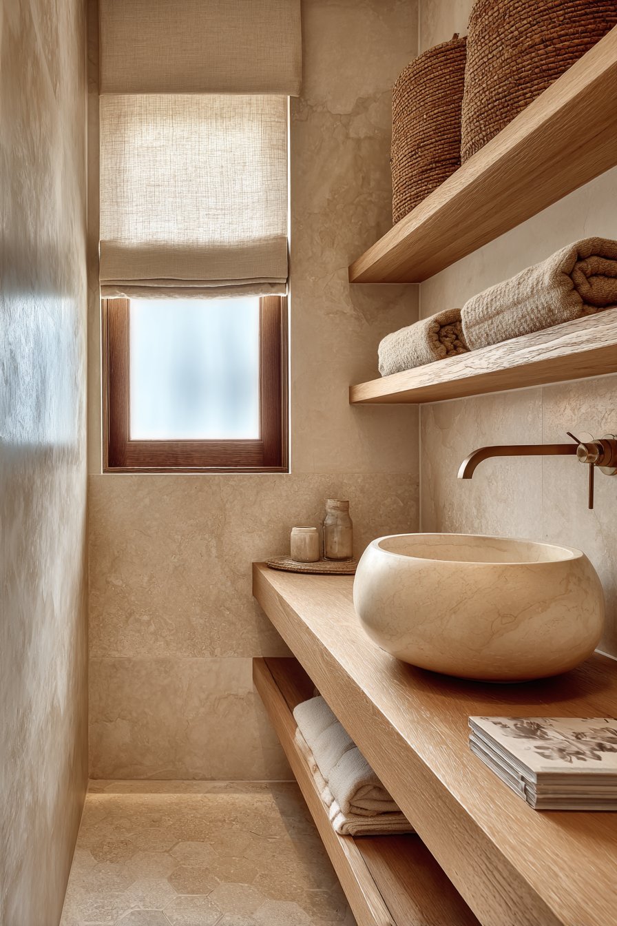 Compact Corner Vanity for Small Bathroom Optimization