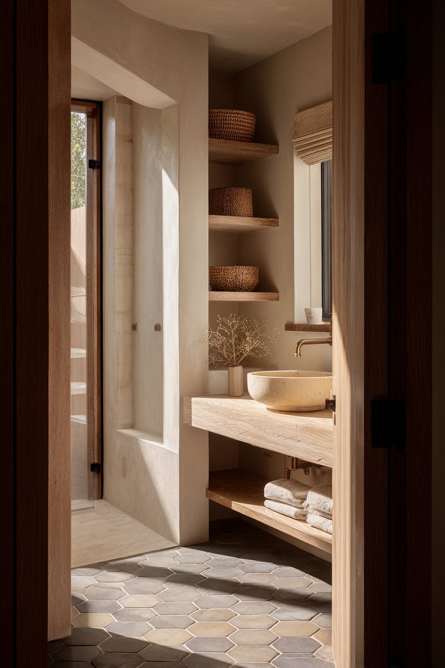 Compact Corner Vanity for Small Bathroom Optimization