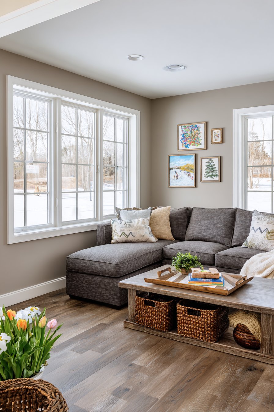 Casual Contemporary with Creative Display