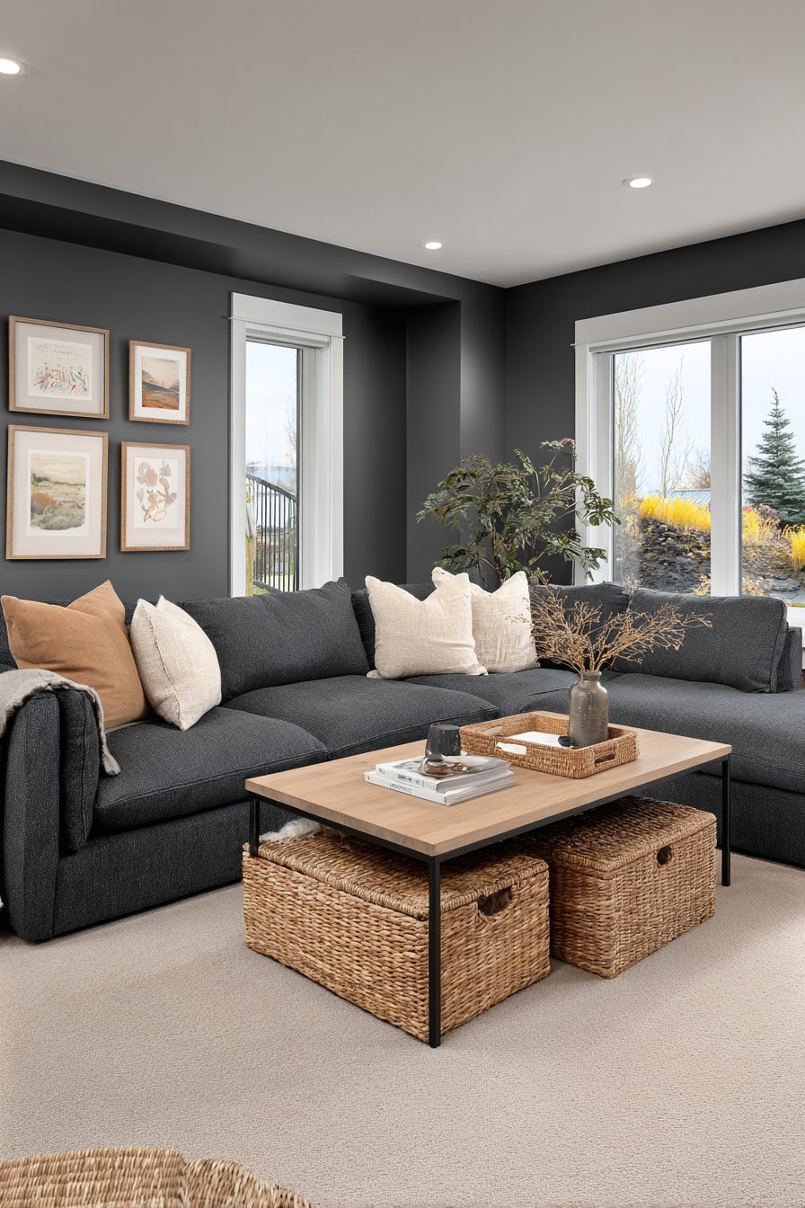 Casual Contemporary with Creative Display