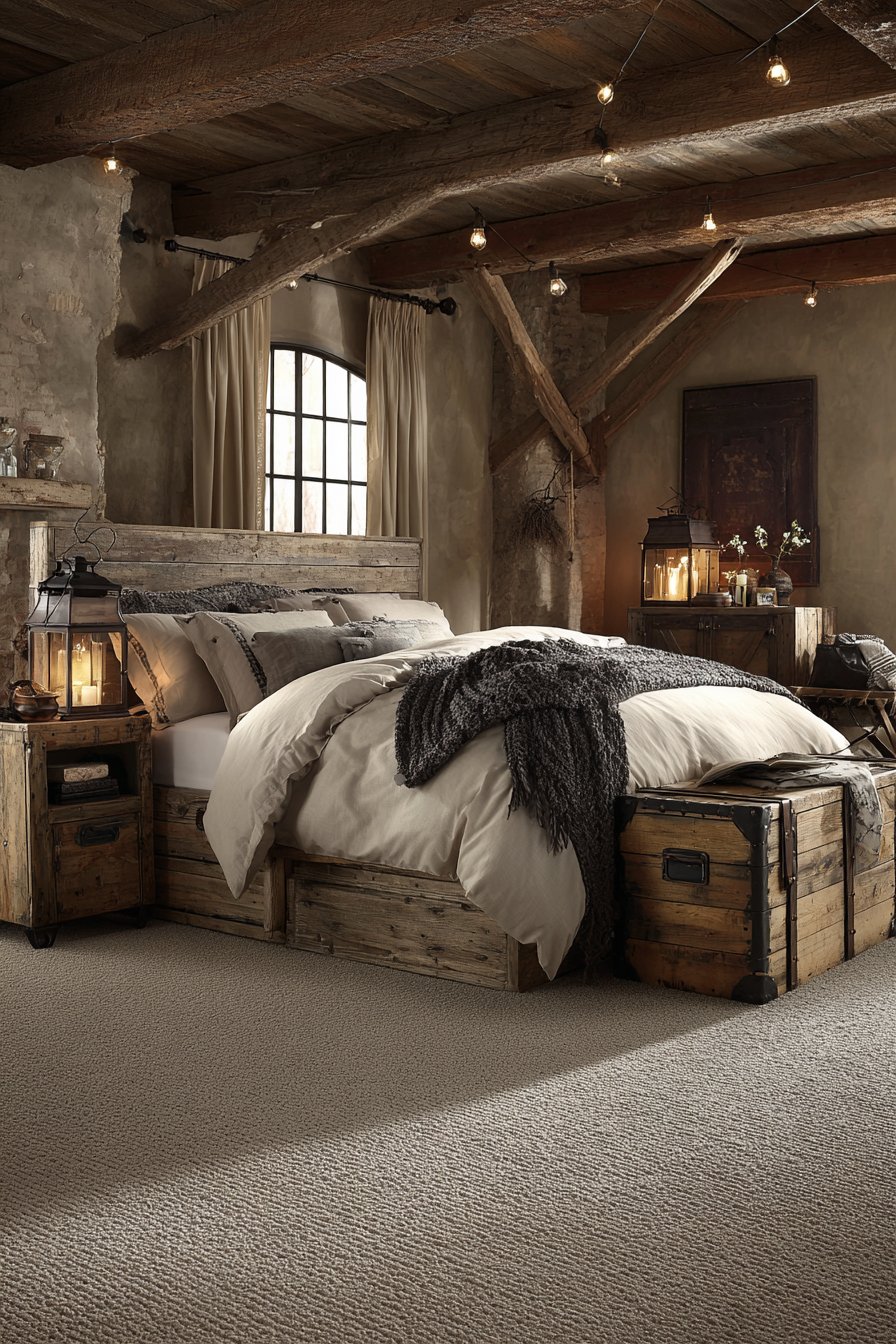 Rustic Farmhouse Comfort with Authentic Materials