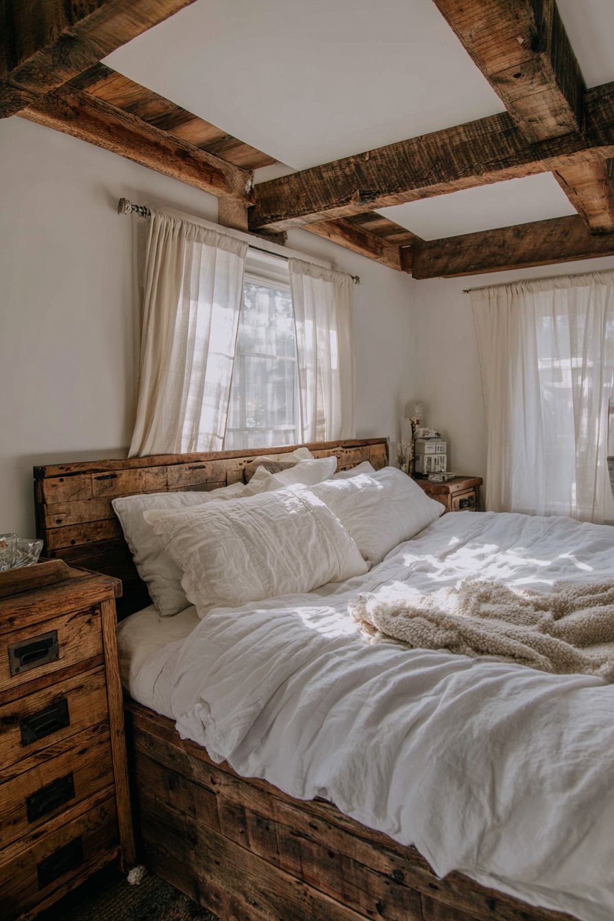 Rustic Farmhouse Comfort with Authentic Materials