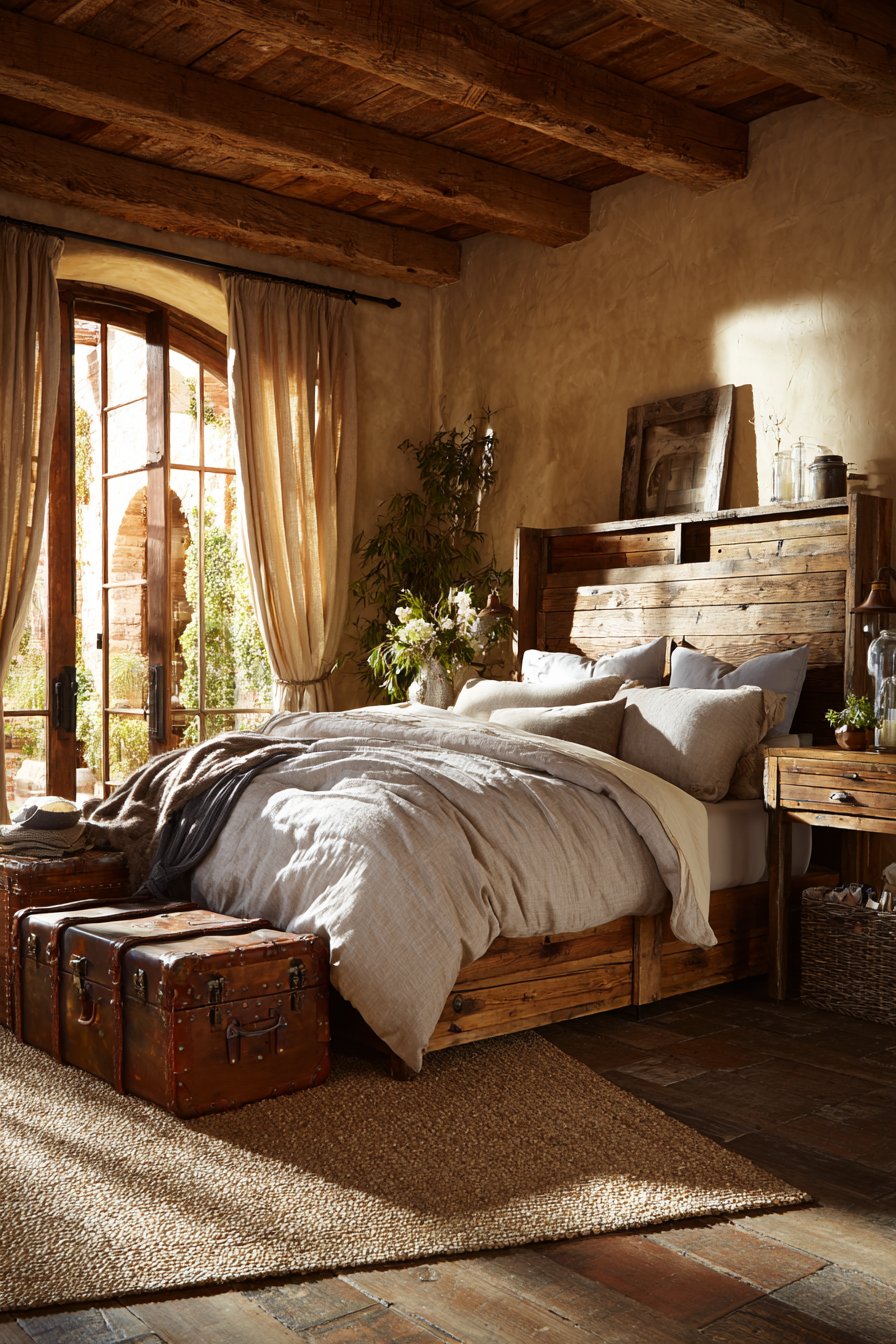 Rustic Farmhouse Comfort with Authentic Materials