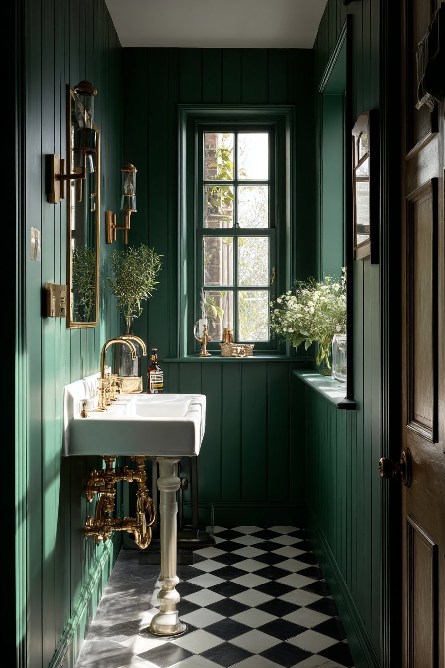 Traditional Charm with Tongue-and-Groove Paneling