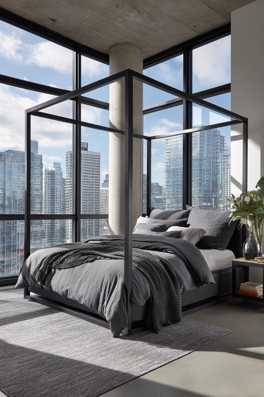 Contemporary Loft Bedroom Design
