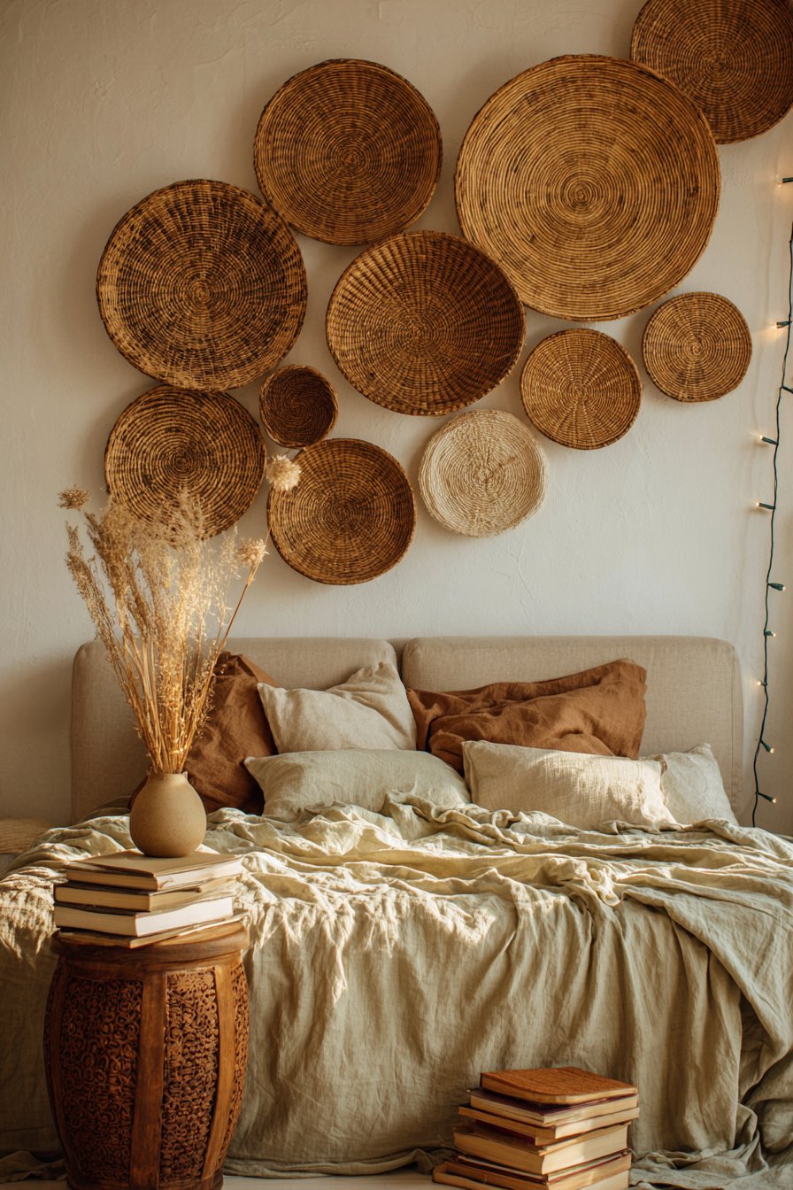 Artistic Basket Displays and Organic Installations