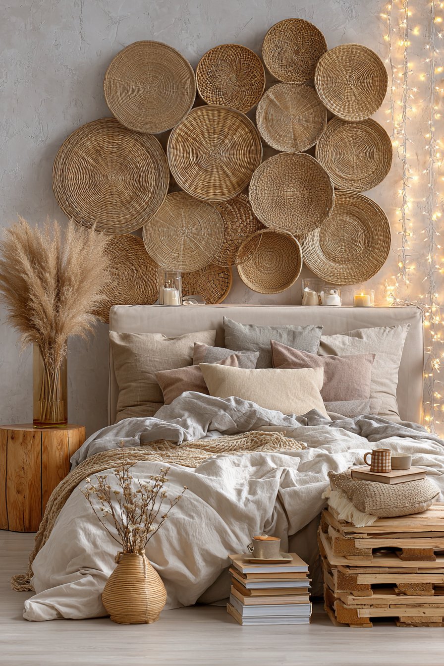 Artistic Basket Displays and Organic Installations