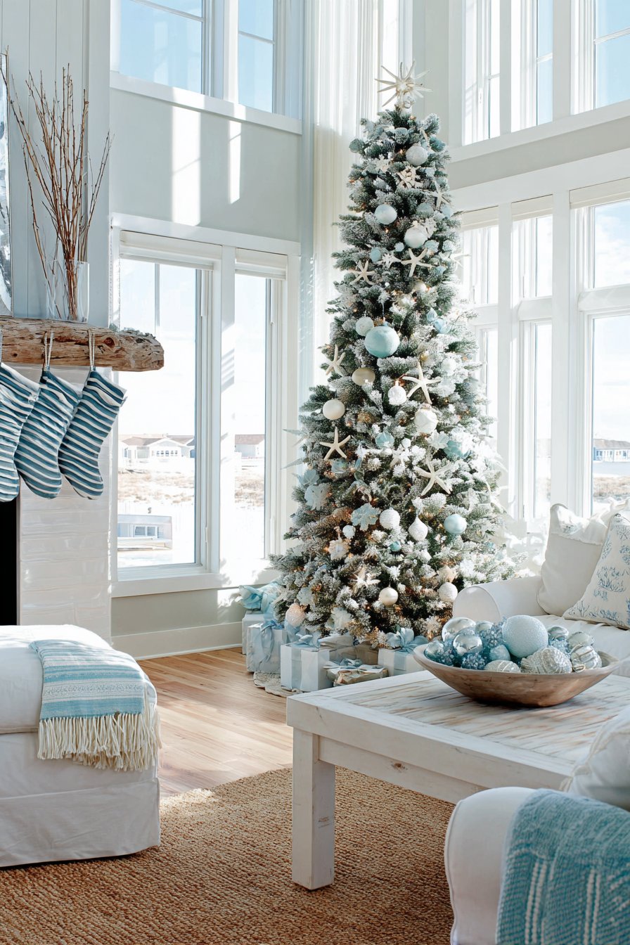 Coastal Christmas with Beach House Aesthetics
