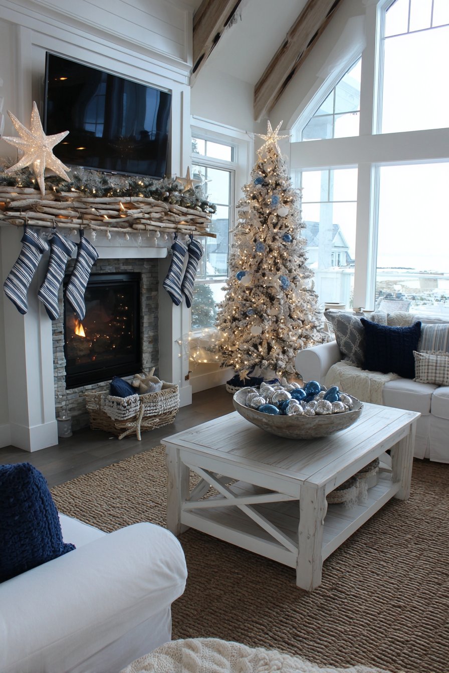 Coastal Christmas with Beach House Aesthetics
