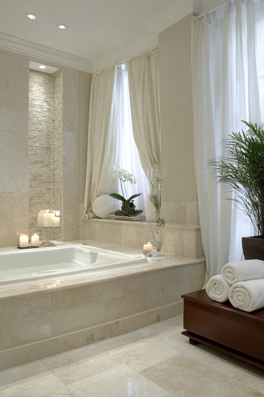 Serene Spa-Inspired Soaking Haven