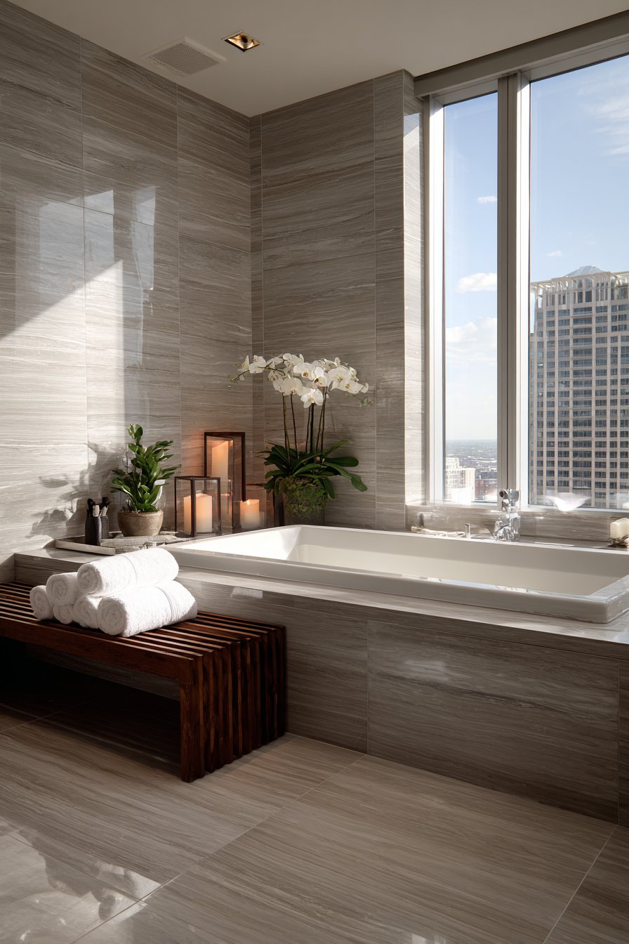 Serene Spa-Inspired Soaking Haven