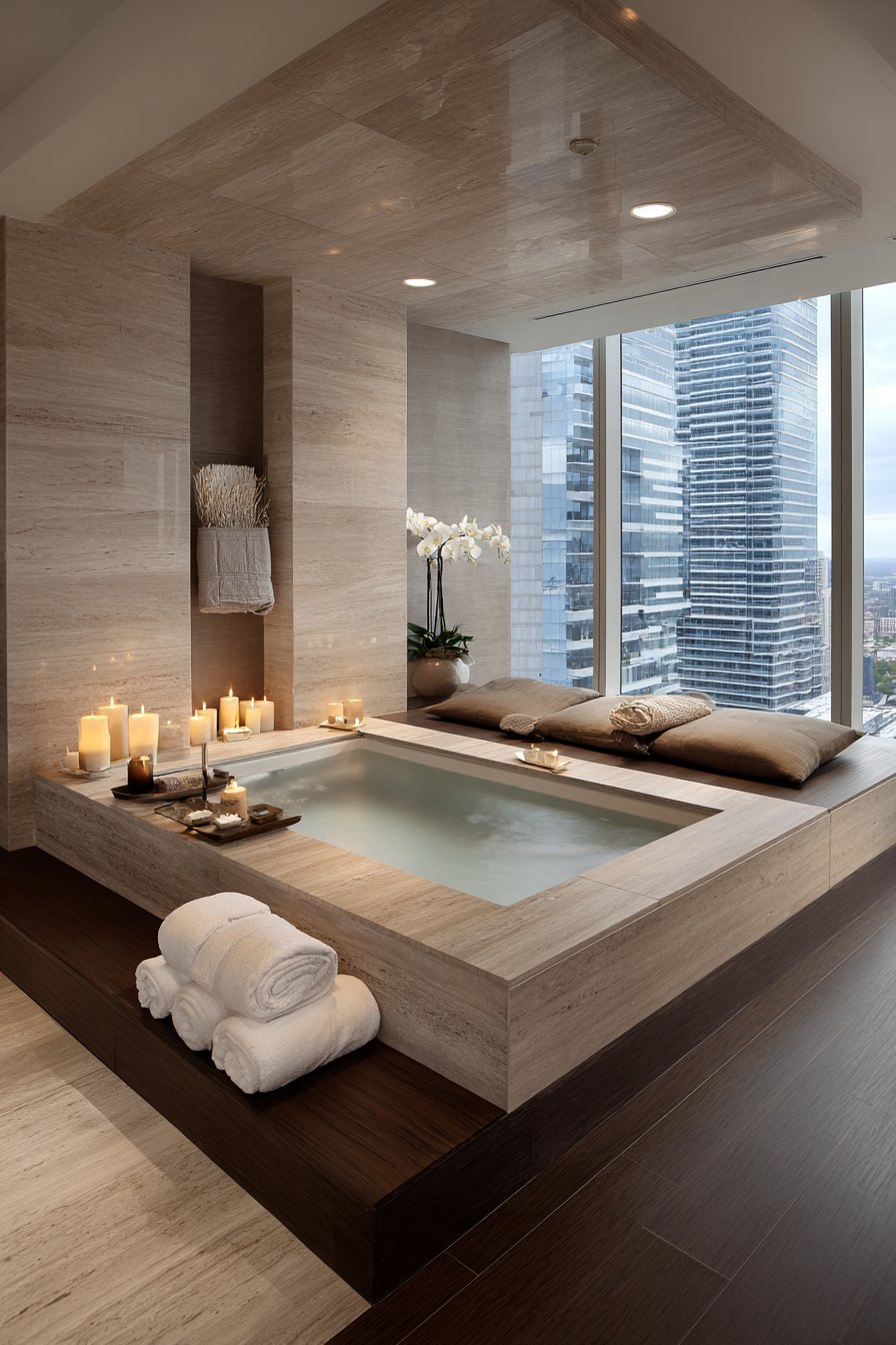 Serene Spa-Inspired Soaking Haven