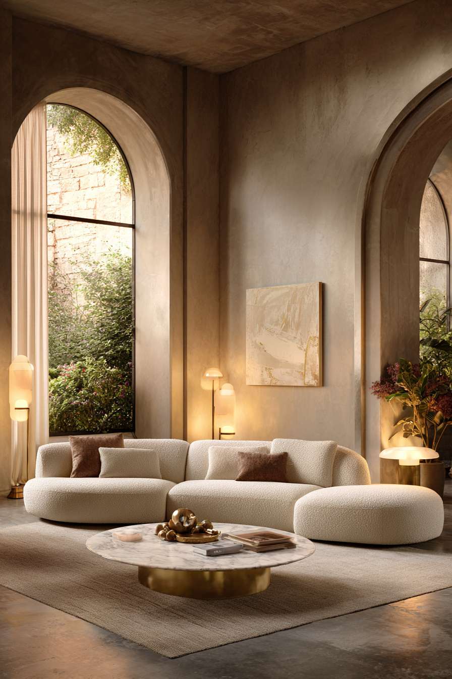 Curved Contemporary Sophistication