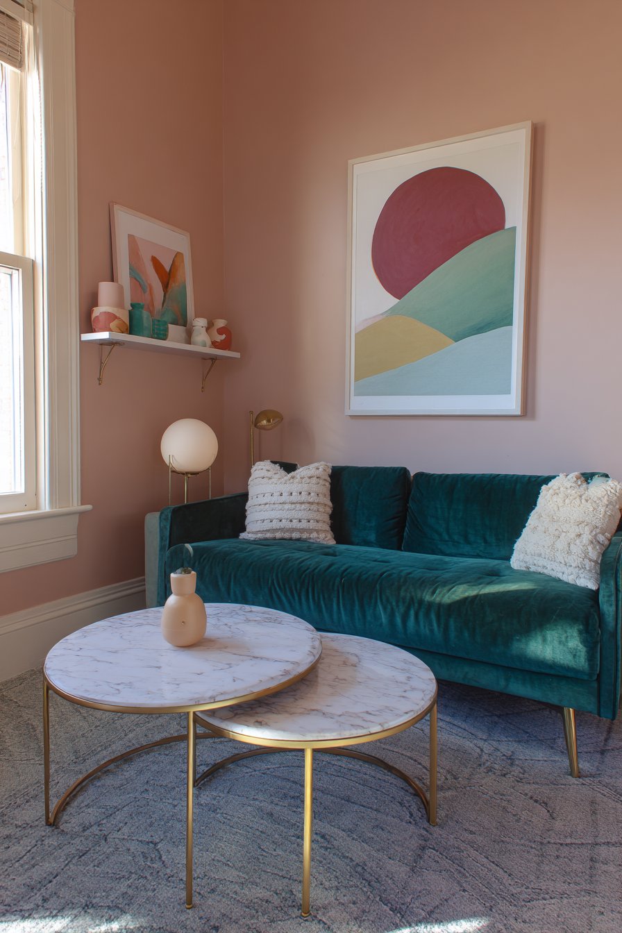 Compact Jewel-Tone Solution for Small Spaces