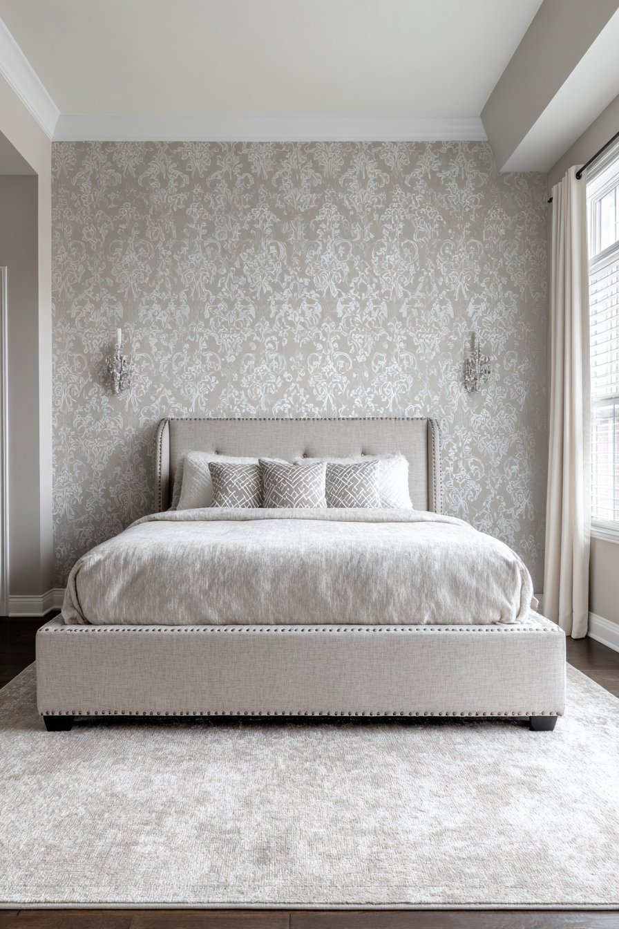 Metallic Majesty: Textured Walls as Focal Points