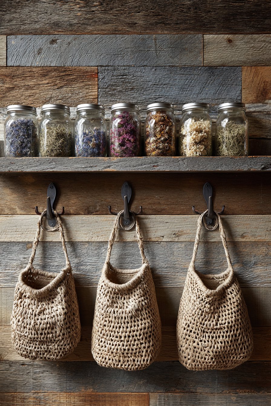 Rustic Reclaimed Wood Accent Wall