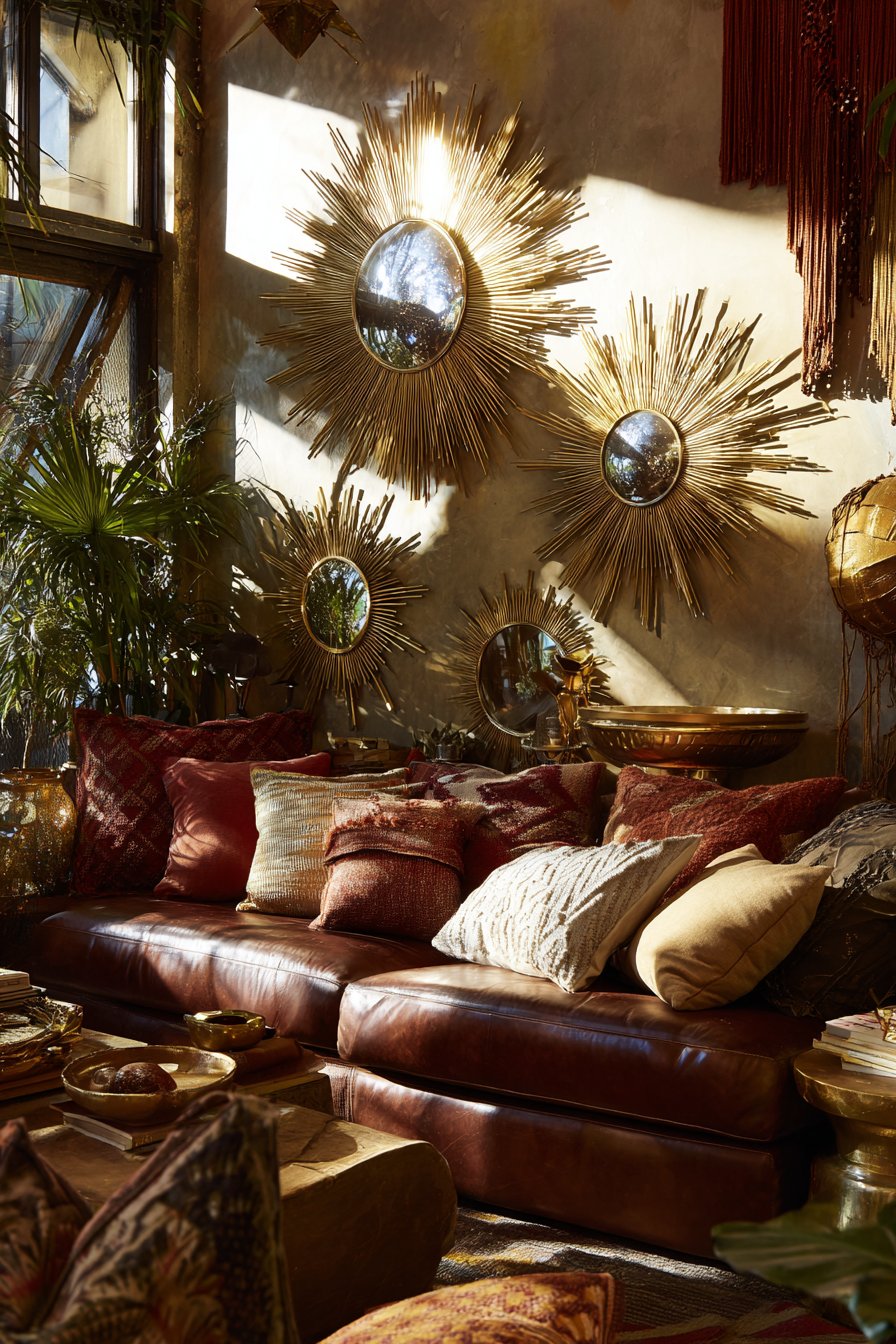 Bohemian Sunburst Mirror Collection
