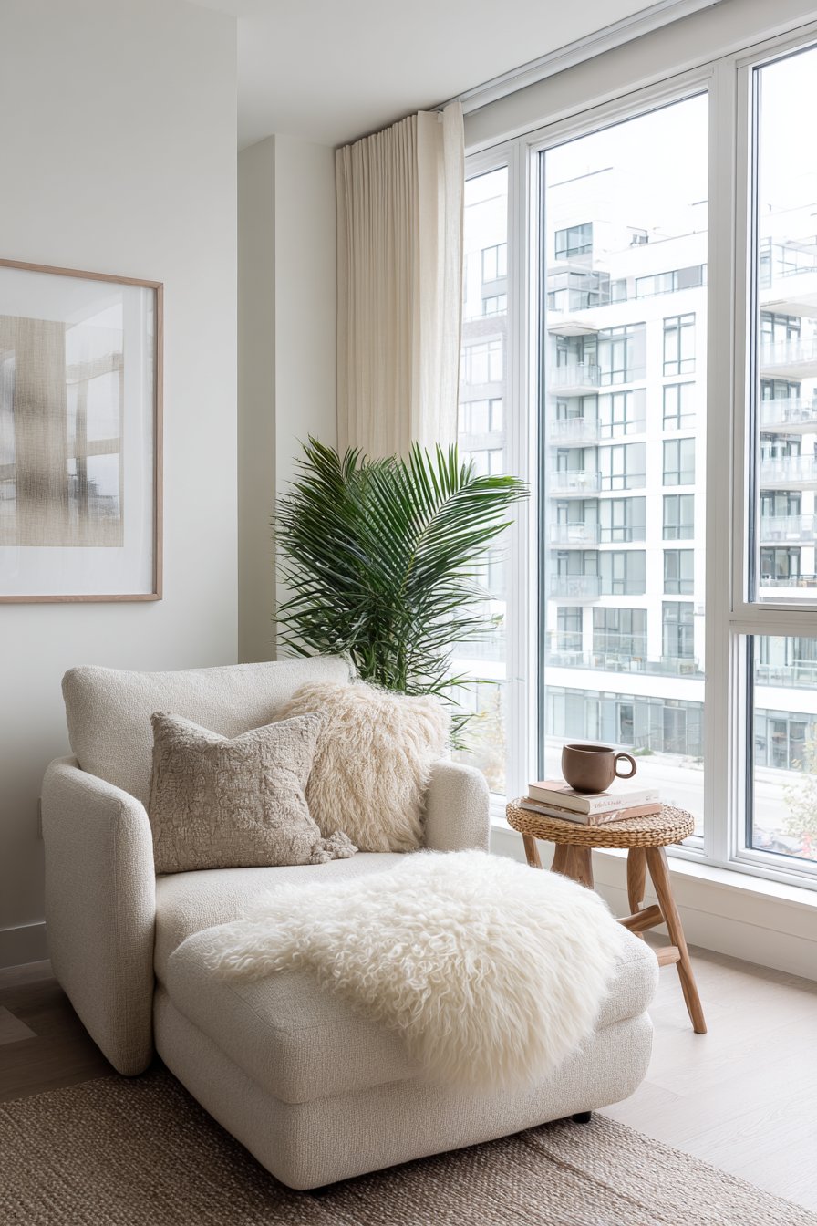 Natural Light Sanctuary with Reading Corner
