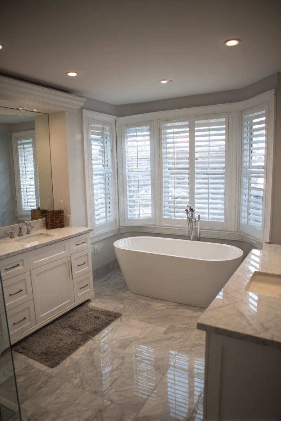 Luxurious Master Suite with Sophisticated Farmhouse Elements