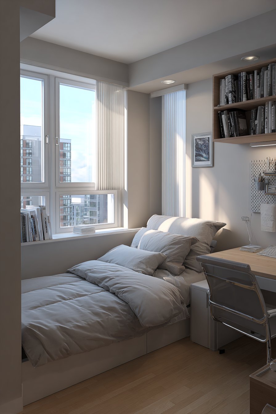 Corner Workspace Integration for Home Office Needs