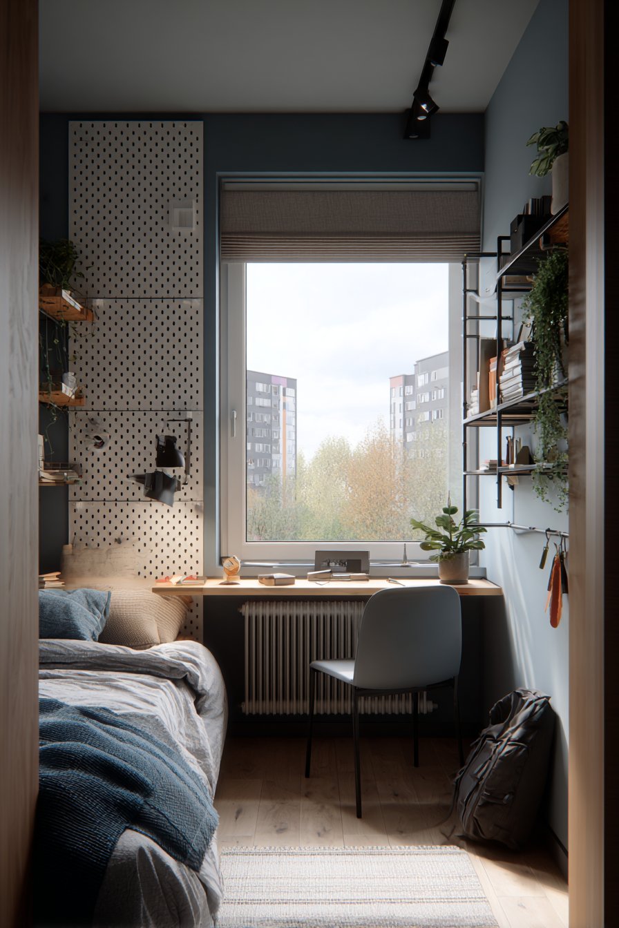 Corner Workspace Integration for Home Office Needs