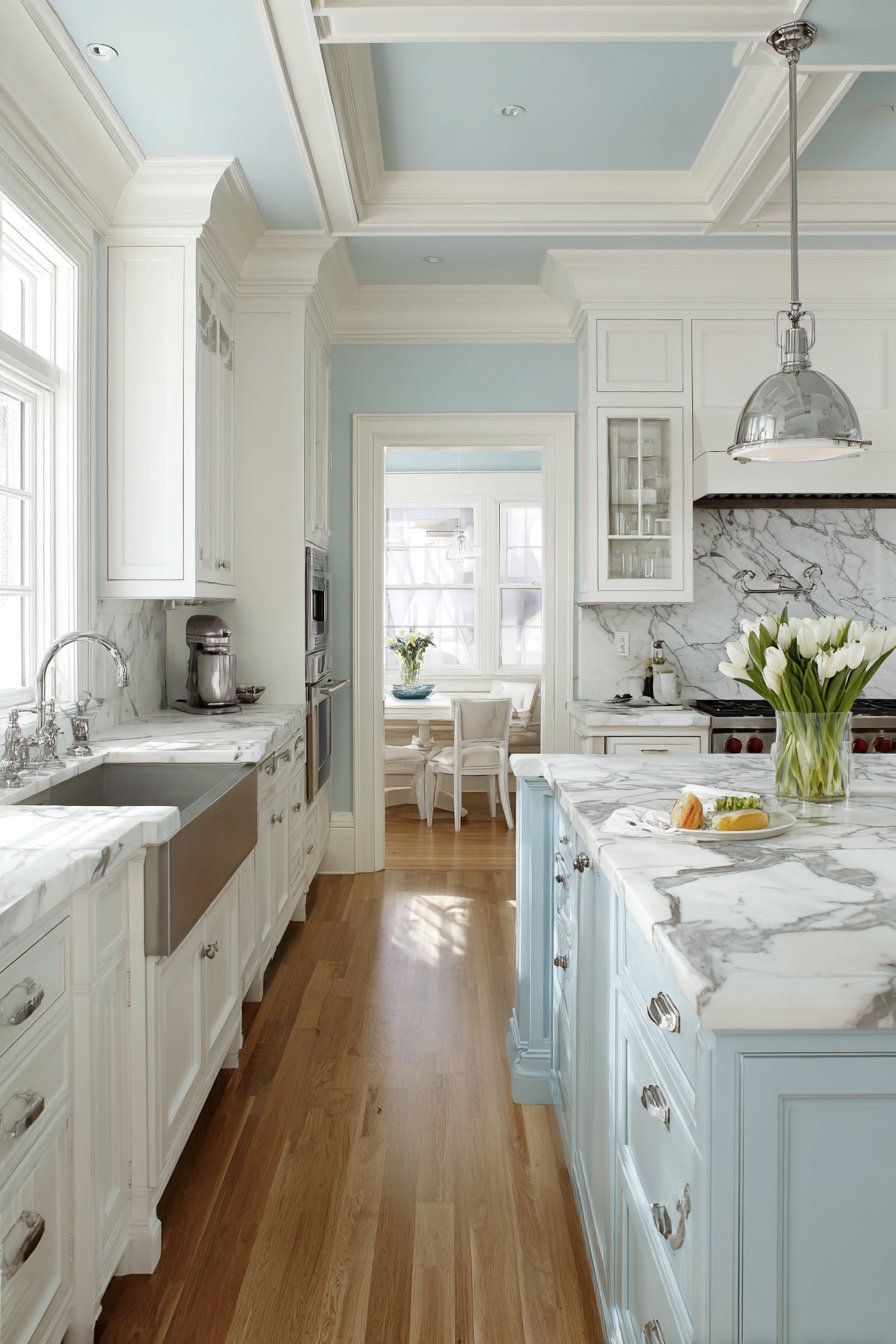 Transitional Stainless Steel Kitchen Blending Classic and Contemporary