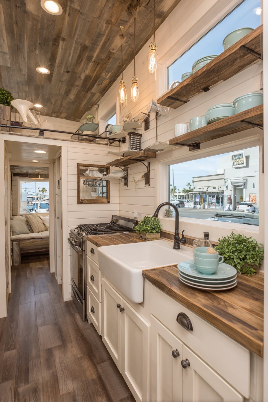 Modern Farmhouse Charm in White Beadboard with Vintage Details