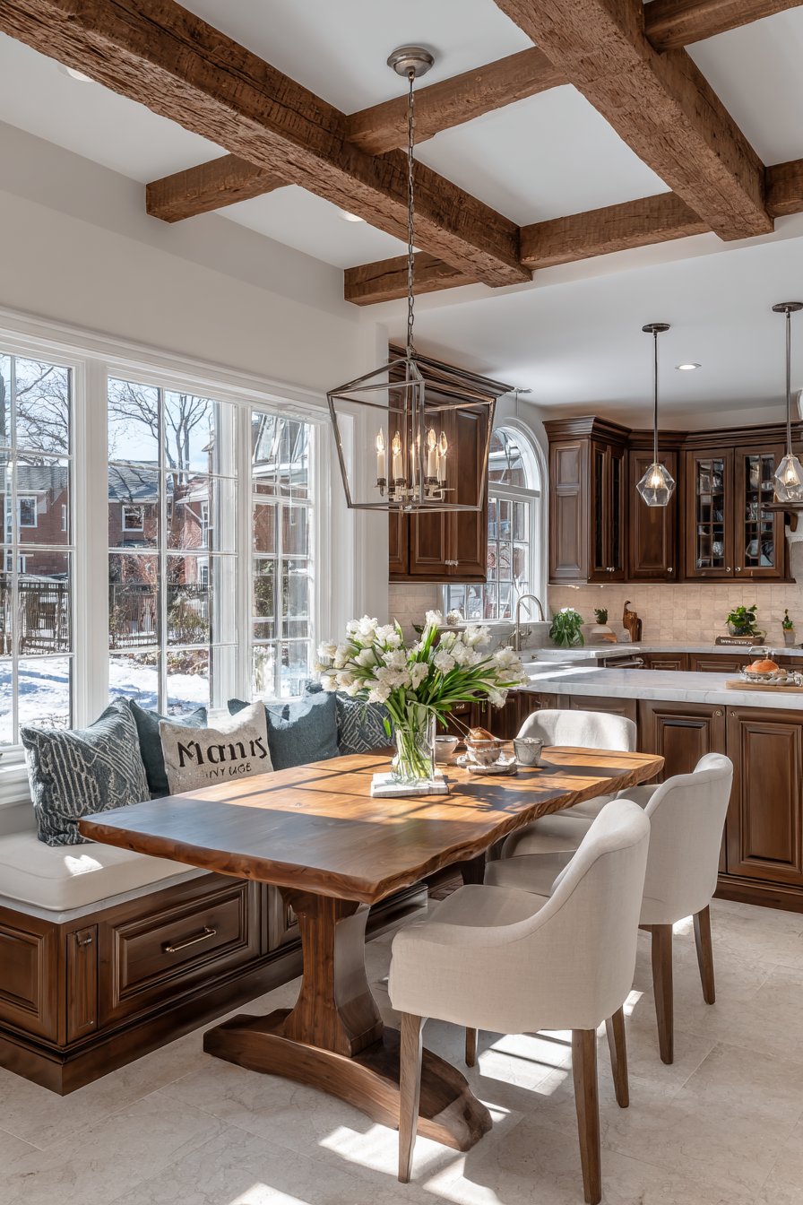 Transitional Maple Kitchen with Traditional Charm