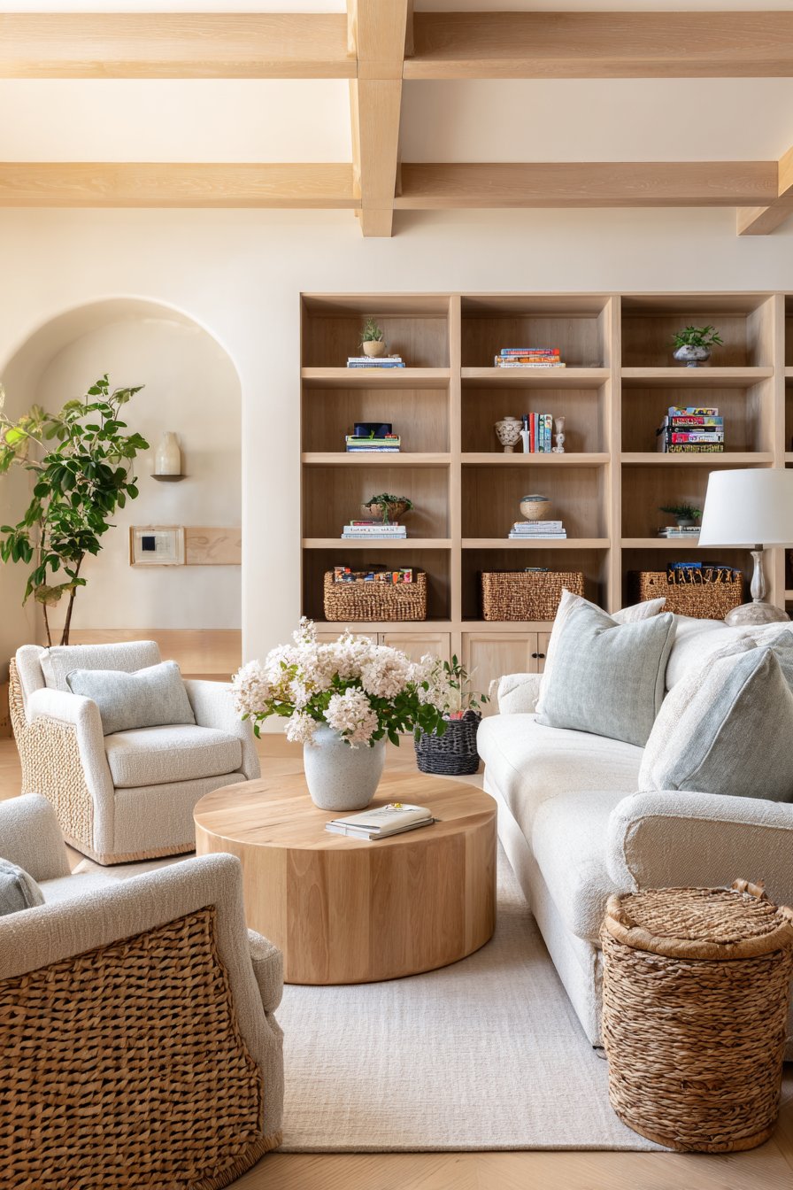 Versatile Family Room with Flexible Arrangements