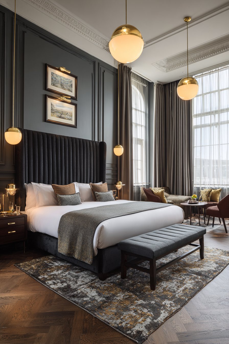 Luxury Hotel-Inspired Velvet Sanctuary