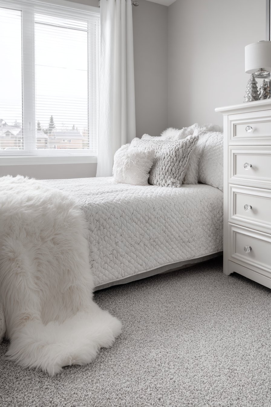 Layered White Textile Luxury