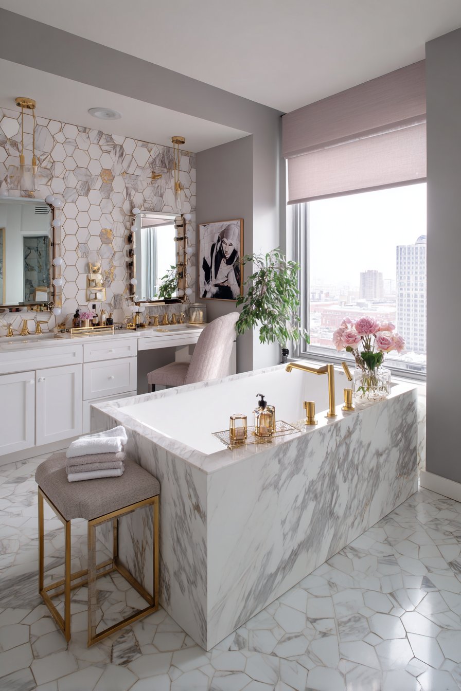 Hotel-Inspired Dual-Zone Luxury Layout