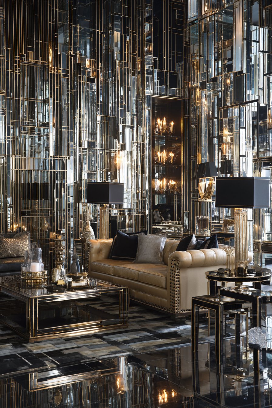 Floor-to-Ceiling Mirror Drama