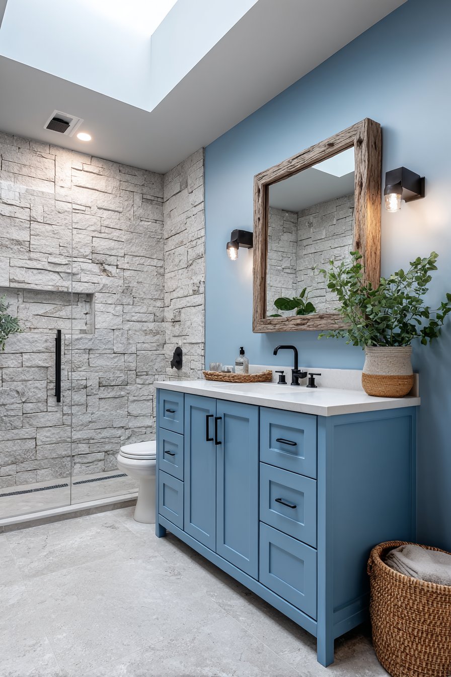 Natural Elements Meet Bold Colors