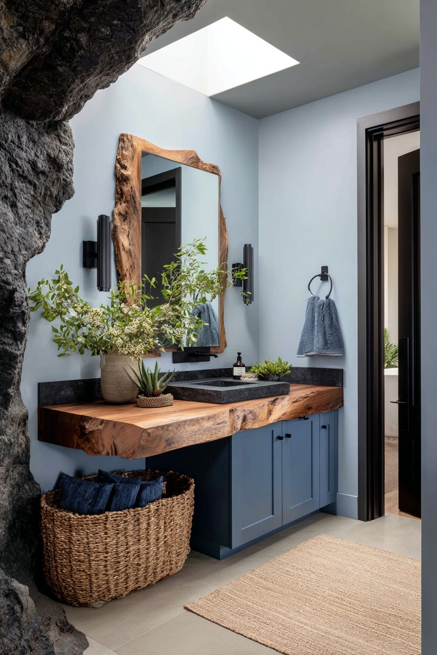 Natural Elements Meet Bold Colors